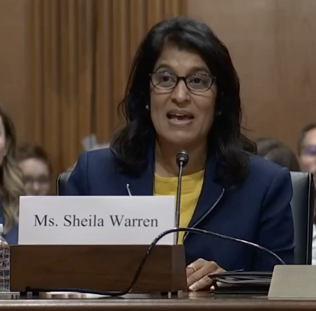 Crypto Council CEO Sheila Warren testified at the Senate Hearing on the Digital Commodities Consumer Protection Act.