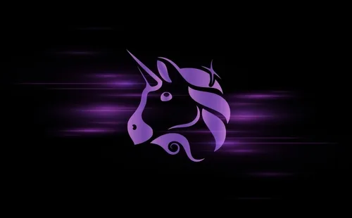 An image of a unicorn which is the symbol for Uniswap.