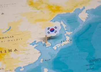 South Korea on Map