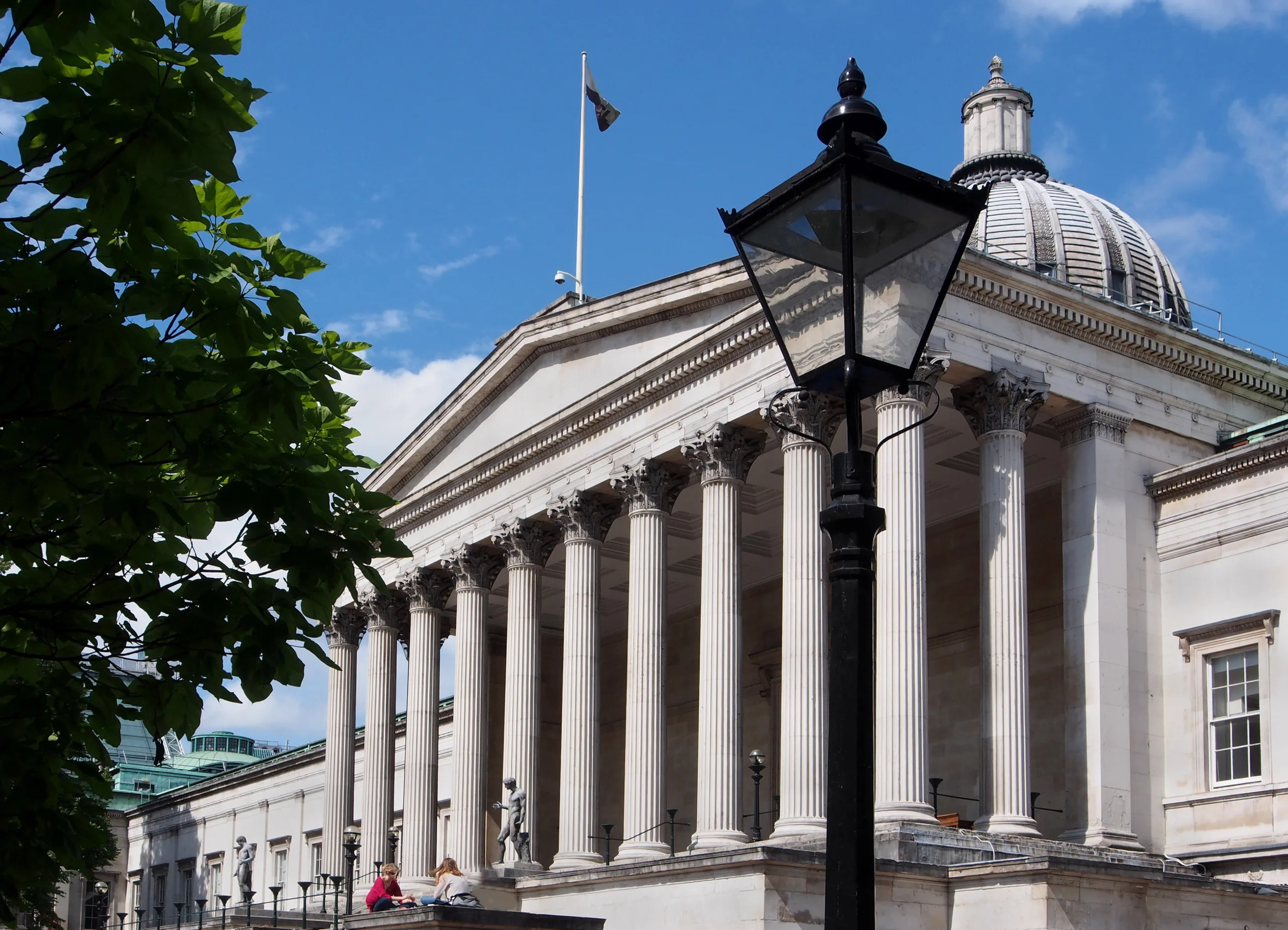 Photo of facade of University College London, home to the Centre for Blockchain Technologies where crypto is taught and researched.